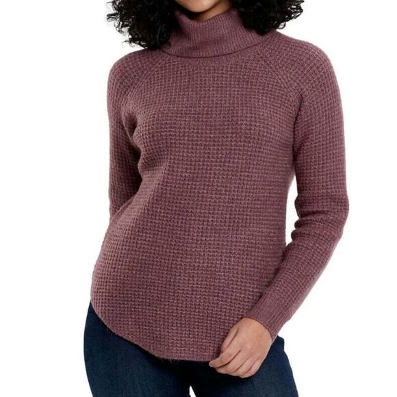 Kuhl Sienna Sweater Womens Medium Fisherman Cabincore Cozycore Chunky Cowl Neck - Picture 1 of 13